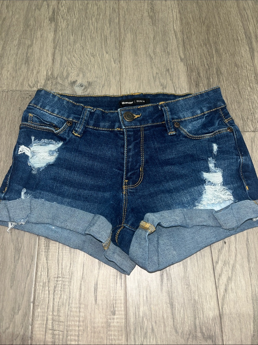 Low Rise Jean Shorts